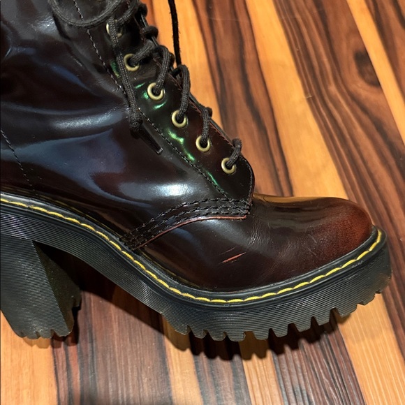Dr. Martens Kendra Arcadia Leather Heeled Boots Size 5 - Picture 8 of 9